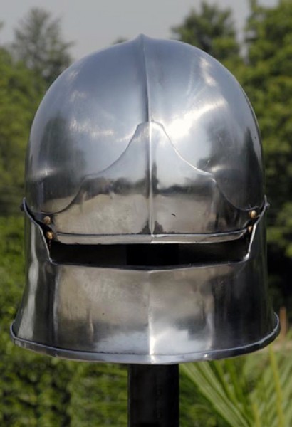 Reenactment Helmets Medieval Helmets GDFB Jaw Bone Sallet LARP Medieval Sallet