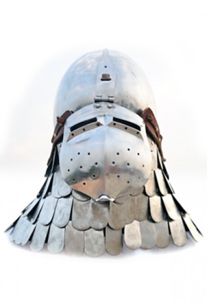 Early Bascinet with Plates(20 Gauge)