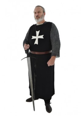 Knights Hospitaller Surcoat - Authentic Heavy Linen Medieval Armor Clothing
