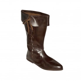 Knee Length Medieval Shoes with Laces