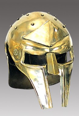 Gladiator Are Helmet with Rivets 