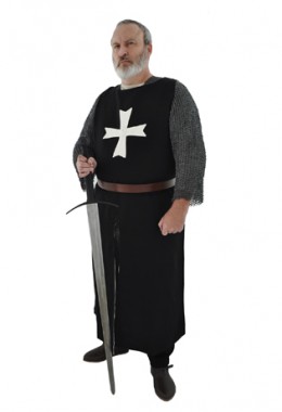 Knights Hospitaller Surcoat - Authentic Heavy Linen Medieval Armor Clothing