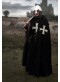 Knights Hospitaller Cloak - Heavyweight Woolen With Linen Crusader Cape