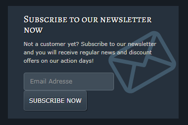 Newsletter Subscribe